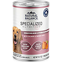 Natural Balance Specialized Nutrition Sensitive Skin & Stomach with Salmon & Brown Rice Wet Dog Food
