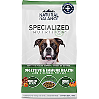 Natural Balance Specialized Nutrition Digestive & Immune Health Lamb & Oatmeal Formula Dry Dog Food