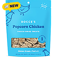 Bocce's Bakery Popcorn Chicken Freeze-Dried Dog Treat