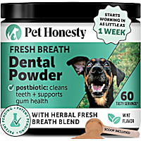 Pet Honesty Mint Breath Freshener Dental Powder for Dogs