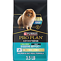 Purina Pro Plan AdvantEDGE Digestive Support Plus Small Breed Salmon & Oat Meal Formula Adult Dry Dog Food