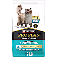 Purina Pro Plan AdvantEDGE Digestive Support Plus Adult Salmon and Rice Formula Dry Cat Food