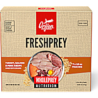 ORIJEN FRESHPREY Frozen Turkey, Salmon & Pork with Grains Recipe Complete Adult Dog Food