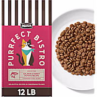 Merrick Purrfect Bistro Grain Free Salmon & Sweet Potato Recipe Natural Dry Cat Food for Adult Cats