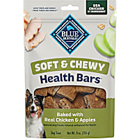 Blue Buffalo Soft & Chewy Health Bars Baked with Real Chicken & Apples Natural Dog Treats