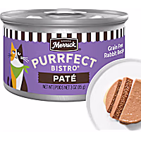 Merrick Purrfect Bistro Grain Free Rabbit Recipe Pat Wet Cat Food