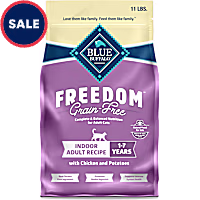 Blue Buffalo Freedom Natural Grain-Free, Chicken Recipe, Indoor Adult Dry Cat Food