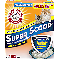 Arm & Hammer Fragrance Free Super Scoop Clumping Litter for Cats