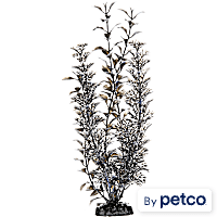 Imagitarium Black & White Background Plastic Aquarium Plant