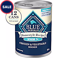 Blue Buffalo Chicken Dinner with Garden Vegetables Homestyle Recipe Senior Wet Dog Food