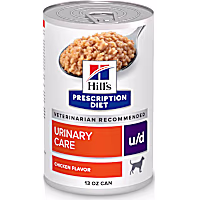 Hill's Prescription Diet u/d Urinary Care Chicken Flavor Canned Dog Food