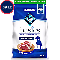 Blue Buffalo Basics Limited Ingredient Diet, Duck Recipe,Grain-Free Dry Dog Food for Adult Dogs
