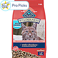 Blue Buffalo Wilderness High-Protein, Grain-Free Weight and Hairball Control Chicken Natural Dry Food for Adult Cats