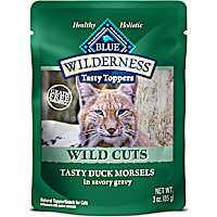 Blue Buffalo Blue Wilderness Wild Cuts Tasty Duck Morsels Wet Cat Food