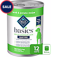 Blue Buffalo Basics Grain-Free, Lamb, Adult Wet Dog Food