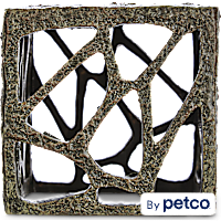 Imagitarium Resin Rustic Cube Aquatic Decor