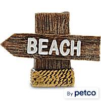 Imagitarium Resin Beach Sign Aquatic Decor