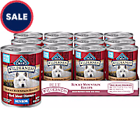 Blue Buffalo Wilderness Red Meat Dinner Senior Wet Dog Food