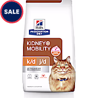 Hill's Prescription Diet k/d + j/d Kidney + Mobility Chicken Flavor Dry Cat Food