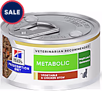 Hill's Prescription Diet Metabolic Weight Management Vegetable & Chicken Stew Canned Cat Food