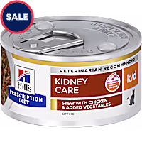 Hill's Prescription Diet k/d Kidney Care Chicken & Vegetable Stew Canned Cat Food
