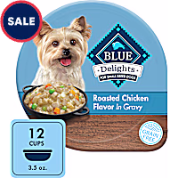 Blue Buffalo Delights Rotisserie Chicken Flavor in Gravy Small Breed Natural Wet Dog Food
