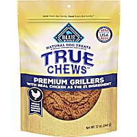 Blue Buffalo True Chews Chicken Premium Grillers Made in the USA with Natural Ingredients Dog Treats
