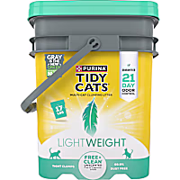 Tidy Cats Free & Clean Low Dust, Light Weight Clumping Odor Control Unscented Multi Cat Litter