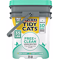Tidy Cats Free & Clean Unscented Clumping Multi Cat Litter
