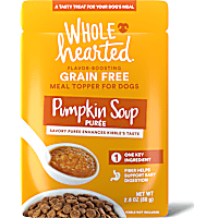 WholeHearted Pumpkin Soup Puree Dog Meal Topper