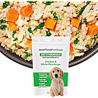 JustFoodForDogs Do-It-Yourself Chicken and White Rice Dog Food Nutrients