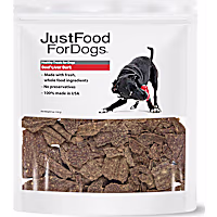 JustFoodForDogs Snacks Beef Liver Bark Dog Treats