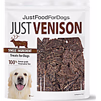 JustFoodForDogs Snacks Venison Cap Steak Dog Treats