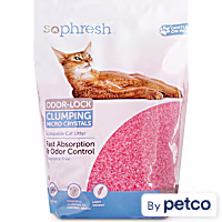So Phresh Scoopable Odor-Lock Clumping Micro Crystal Cat Litter in Pink Silica