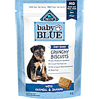 Blue Buffalo Baby BLUE Crunchy Biscuits, Oatmeal & Banana, Natural Dog Treats