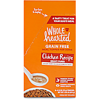 WholeHearted Grain-Free Chicken Recipe Gravy Puree Wet Dog Meal Topper