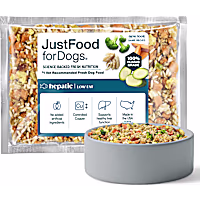 JustFoodForDogs Vet Support Diets Hepatic Support, Low Fat Frozen Dog Food