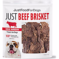 JustFoodforDogs Healthy Snack Beef Brisket Dog Treats