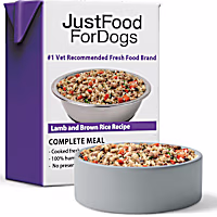 JustFoodForDogs Pantry Fresh Lamb and Brown Rice Wet Dog Food