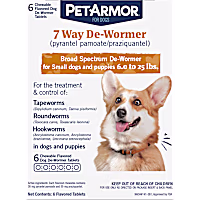 PetArmor 7 Way Chewable De-Wormer for Puppies and Small Dogs