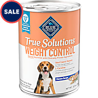 Blue Buffalo True Solutions Healthy Weight, Weight Control Formula Chicken Adult Wet Dog Food