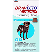 Bravecto 1-Month Chews for Dogs 44-88lbs