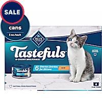 Blue Buffalo Blue Tastefuls Natural Chicken Entrees Variety Pack Wet Food for Kittens