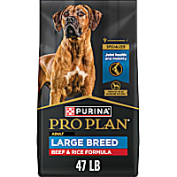 Purina Pro Plan Specialized Beef and Rice Formula Large Breed Dry High Protein Food With Probiotics for Dogs