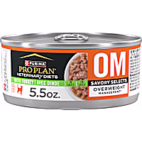 Purina Pro Plan Veterinary Diets OM Overweight Management Savory Selects With Turkey Feline Wet Cat Food