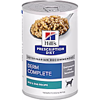 Hill's Prescription Diet Derm Complete Environmental & Food Sensitivities Rice & Egg Recipe Wet Dog Food