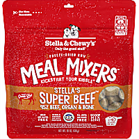 Stella & Chewy's Freeze Dried Raw Super Beef Meal Mixer High Protein Dry Dog Food Topper