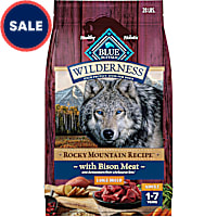 Blue Buffalo Wilderness Rocky Mountain Recipe Bison & Grain Natural High-Protein Dry Food for Large Breed Dogs