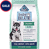 Blue Buffalo Baby Blue Healthy Growth Formula with DHA, High-Protein Savory Chicken Recipe Natural Dry Food for Puppies