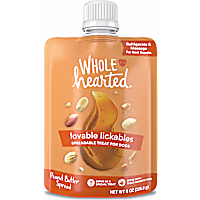 WholeHearted Loveable Lickables Peanut Butter Dog Treats